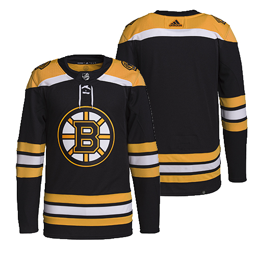 Customized Mens NHL Boston Bruins Adidas Primegreen Home Black