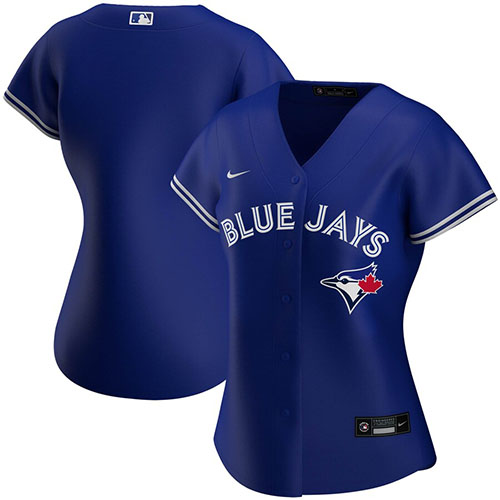Customized Womens MLB Toronto Blue Jays Nike Royal Blue Alternate Replica Team Jersey