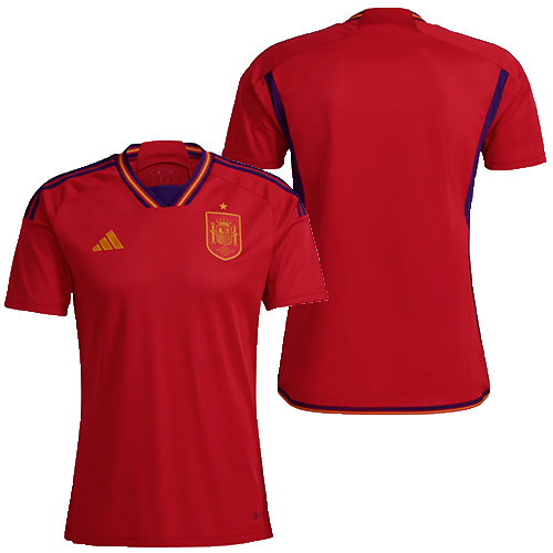 Mens Adidas Spain National Team 2223 Home Jersey
