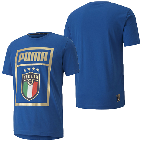 Mens Italy National Soccer Team Puma DNA Horizon Blue T-Shirt