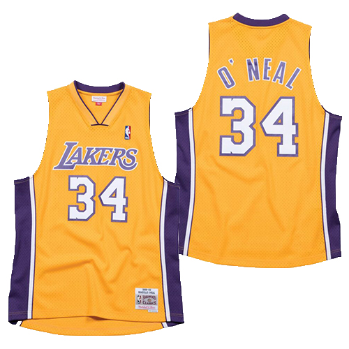 Mens NBA Los Angeles Lakers #34 Shaquille O