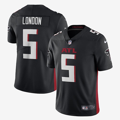 Mens NFL Atlanta Falcons #5 Drake London Nike Vapor Limited Player Jersey