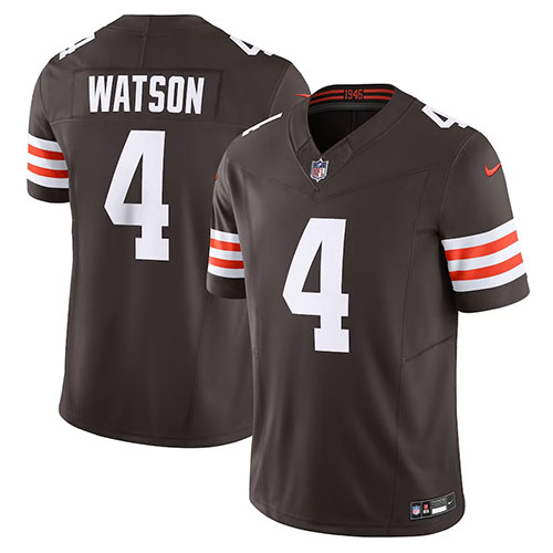 Mens NFL Cleveland Browns Deshaun Watson Nike Vapor F.U.S.E. Limited Jersey