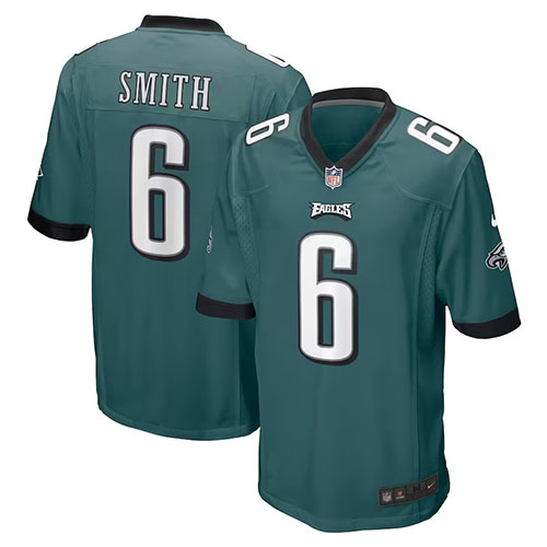 Mens NFL Philadelphia Eagles #6 DeVonta Smith Nike Game Player Jersey