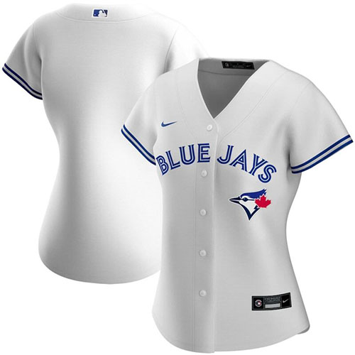 Womens MLB Toronto Blue Jays #Blank Nike White Home Replica Team Jersey