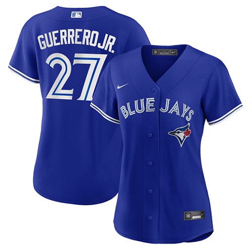Womens MLB Toronto Blue Jays Vladimir Guerrero Jr. Nike Royal Blue Alternate Replica Team Jersey