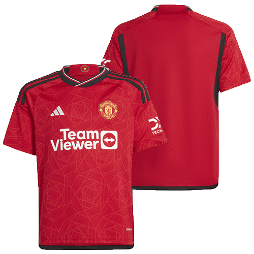 Youth Adidas Manchester United 2324 Home Jersey