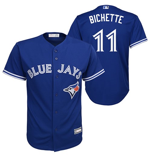 Youth MLB Toronto Blue Jays #11 Bo Bichette Nike Royal Blue Alternate Replica