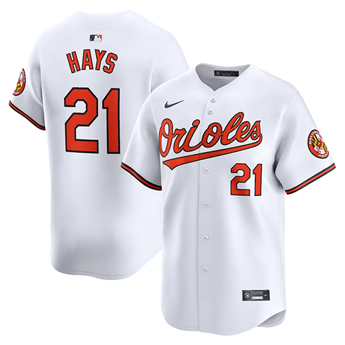 Mens #21 Austin Hays Baltimore Orioles Nike Home Limited Player Jersey - White
