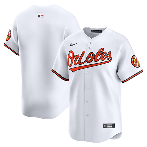 Mens #Blank Baltimore Orioles Nike Home Limited Jersey - White