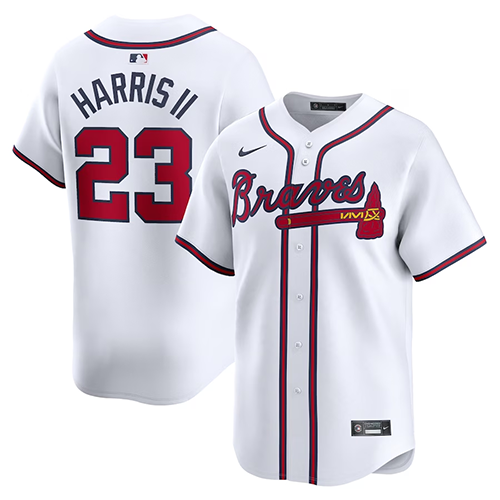 Atlanta Braves #23 Michael Harris II Nike Home Limited Player Jersey - White