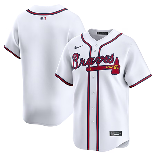 Atlanta Braves Youth #Blank Nike Home Limited Jersey - White