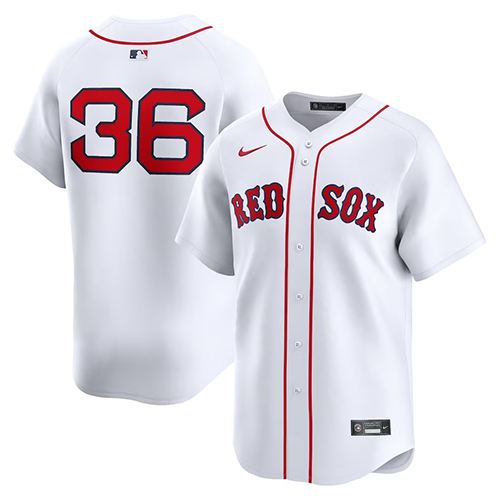 Boston Red Sox #36 Triston Casas Nike Home Limited Player Jersey - White