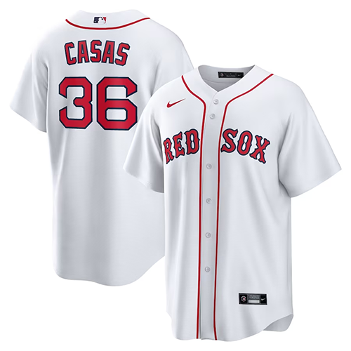 Boston Red Sox #36 Triston Casas Nike Home Replica Jersey - White