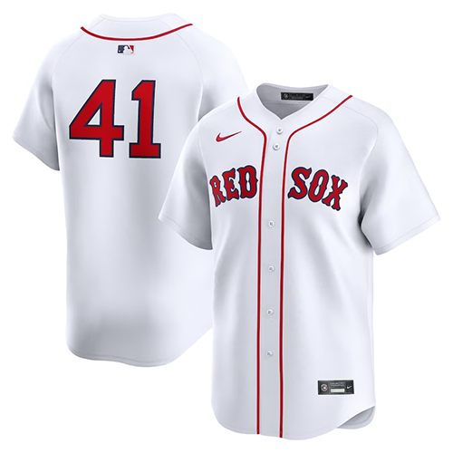Boston Red Sox #41 Chris Sale Nike Home Limited Player Jersey - White