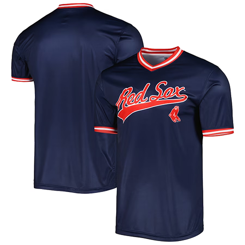 Boston Red Sox #Blank Stitches Cooperstown Collection Team Jersey - Navy