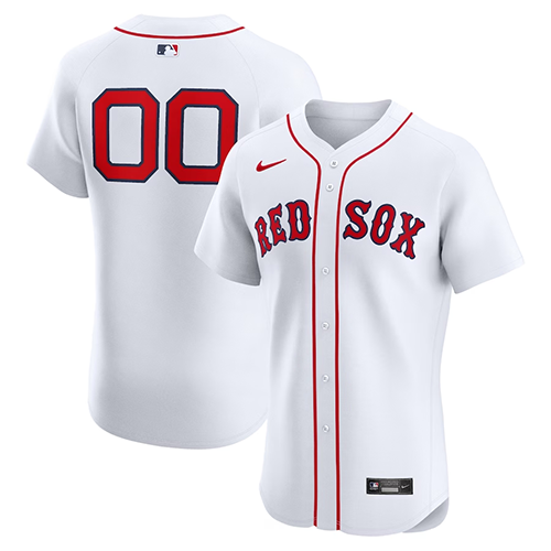 Boston Red Sox Customized Nike Home Elite Custom Jersey - White