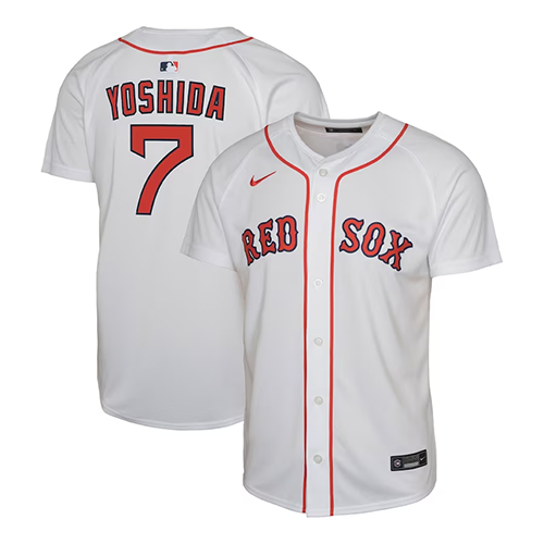 Boston Red Sox Youth #7 Masataka Yoshida Nike Home Replica Player Jersey - White