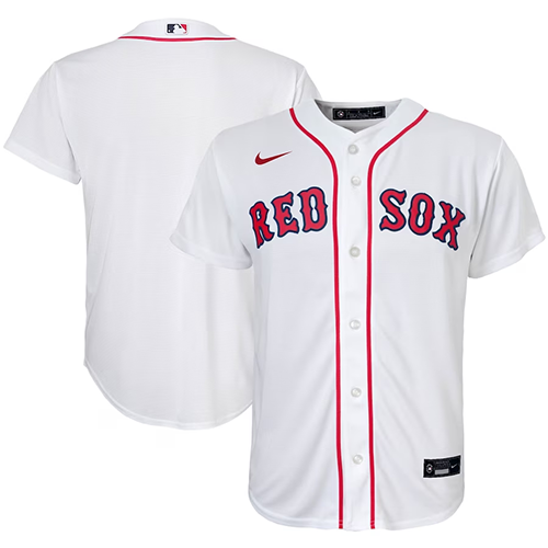 Boston Red Sox Youth #Blank Nike Home Replica Team Jersey - White