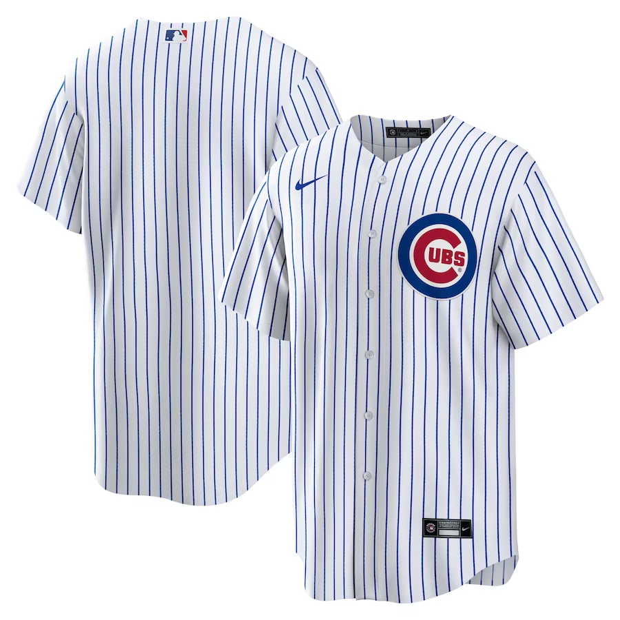 Chicago Cubs #Blank Nike Home Replica Jersey- White