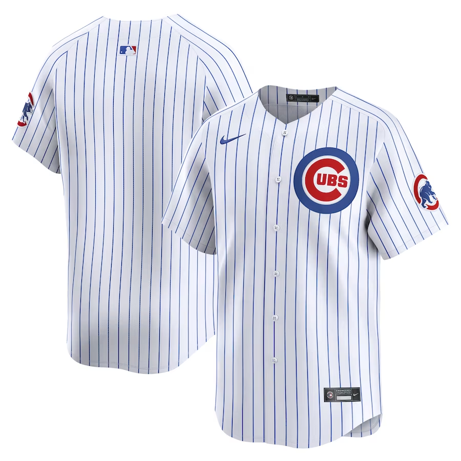Chicago Cubs Youth #Blank Nike Home Limited Jersey- White