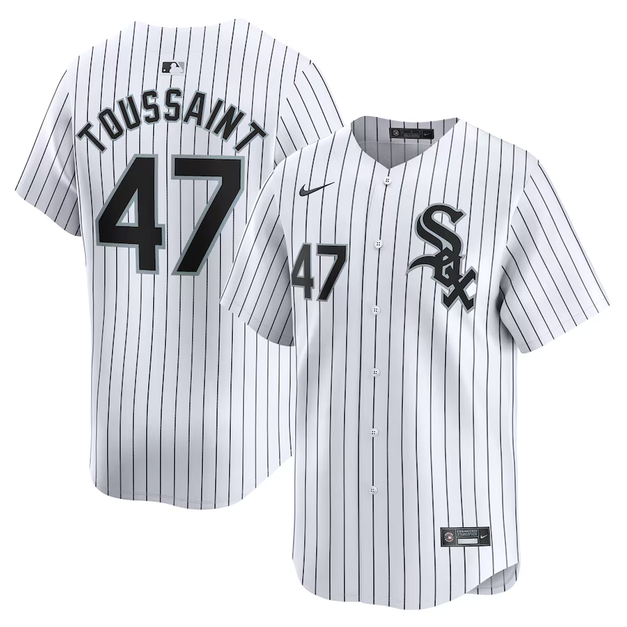 Chicago White Sox #47 Touki Toussaint Nike Home Limited Player Jersey- White