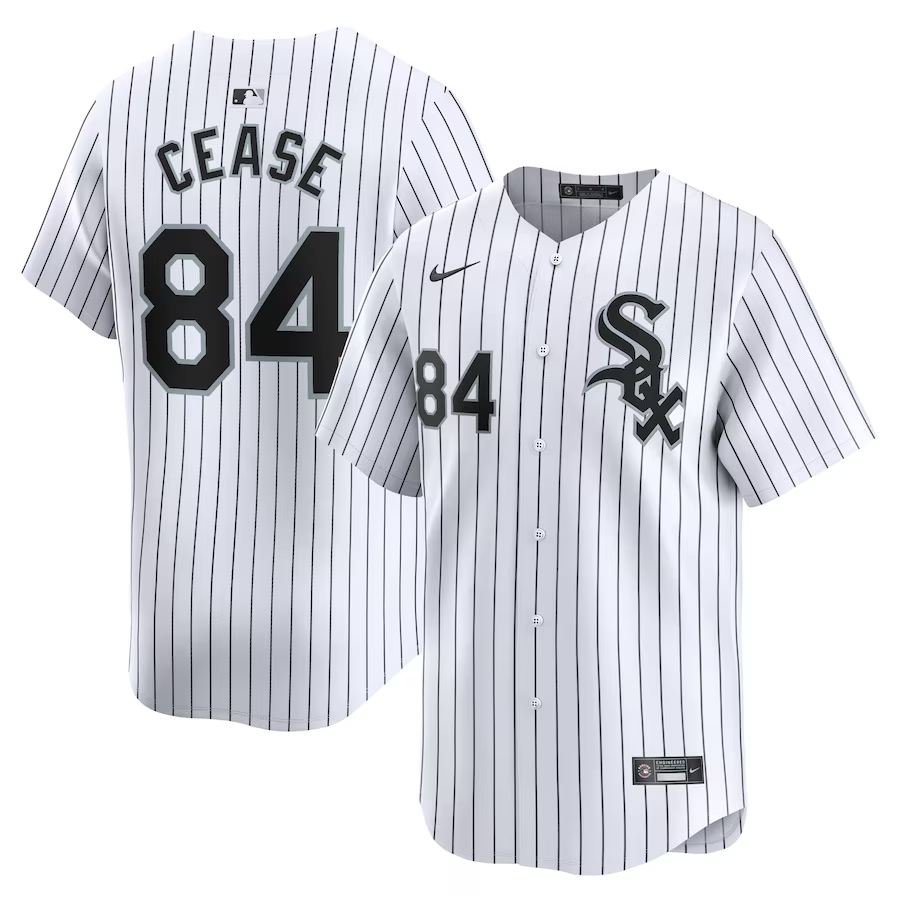 Chicago White Sox #84 Dylan Cease Nike Home Limited Player Jersey- White