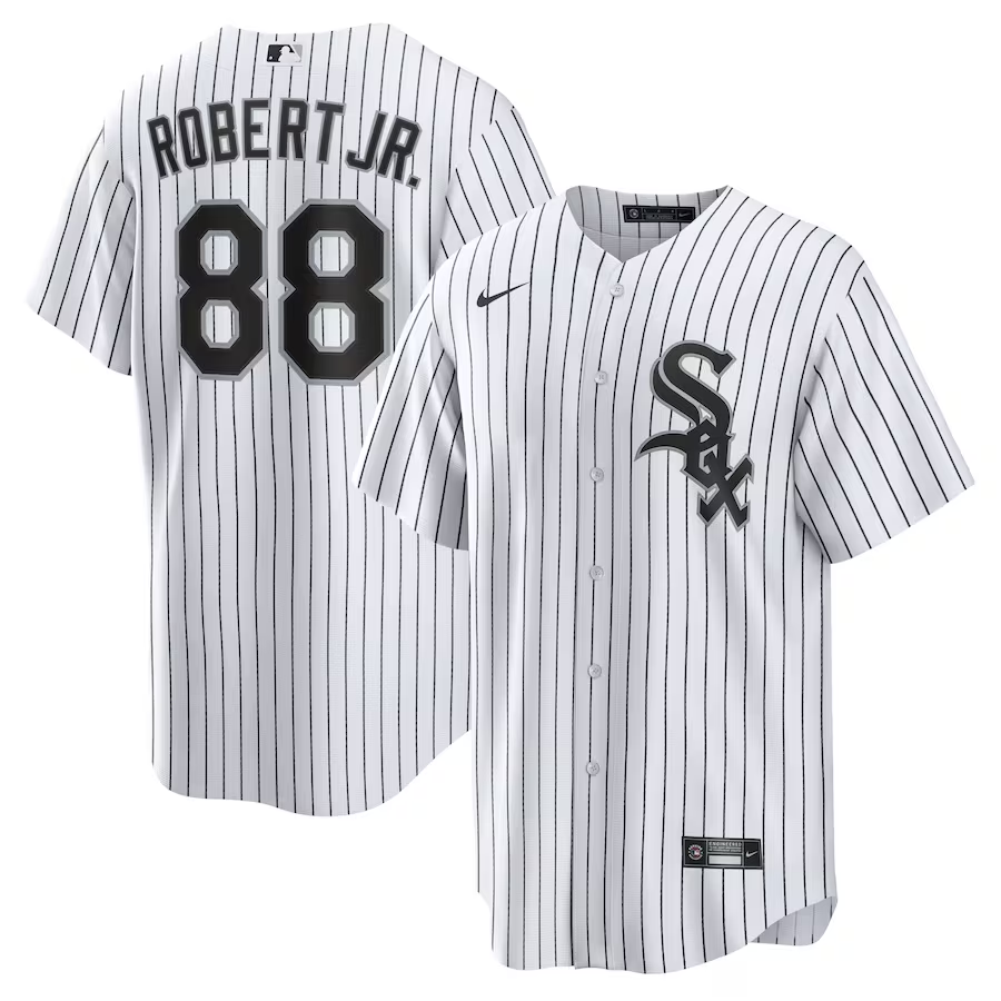 Chicago White Sox #88 Luis Robert Nike Replica Player Name Jersey- White