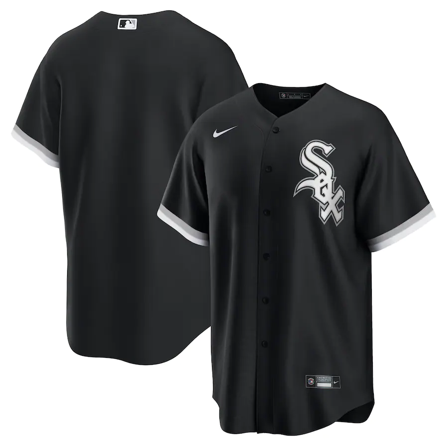 Chicago White Sox #Blank Nike Alternate Replica Team Jersey- Black