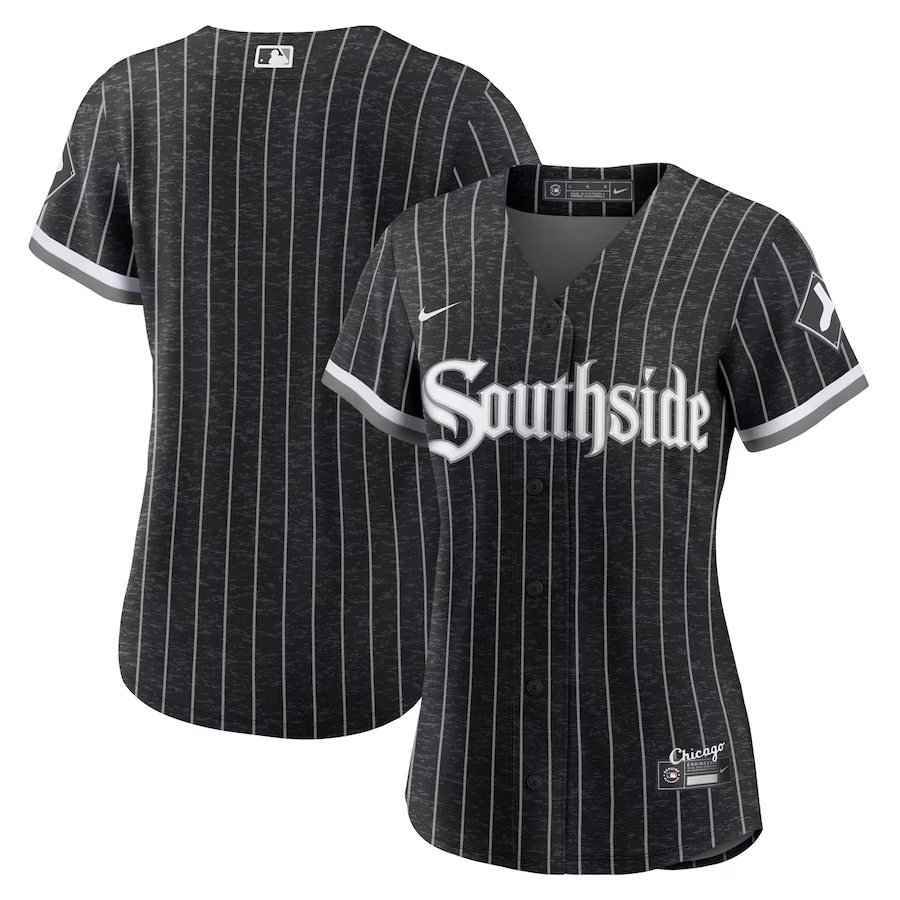 Chicago White Sox Womens #Blank Nike City Connect Replica Jersey- Black