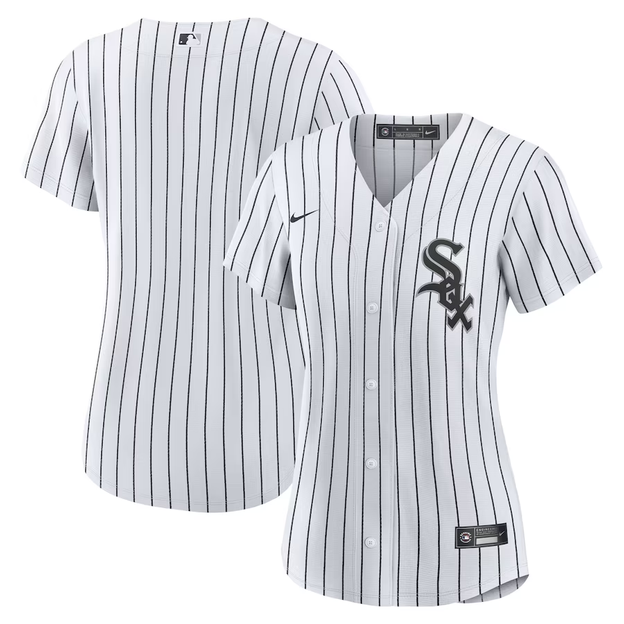 Chicago White Sox Womens #Blank Nike Home Replica Team Jersey- White