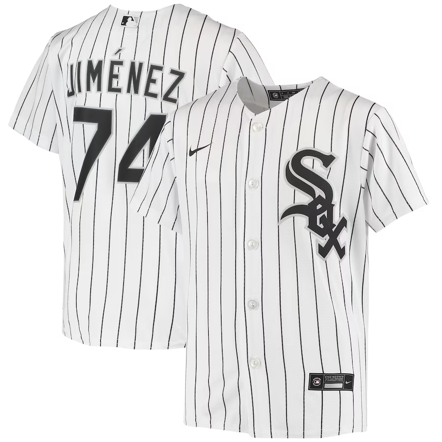 Chicago White Sox Youth #74 Eloy Jimenez Nike Alternate Replica Player Jersey- White