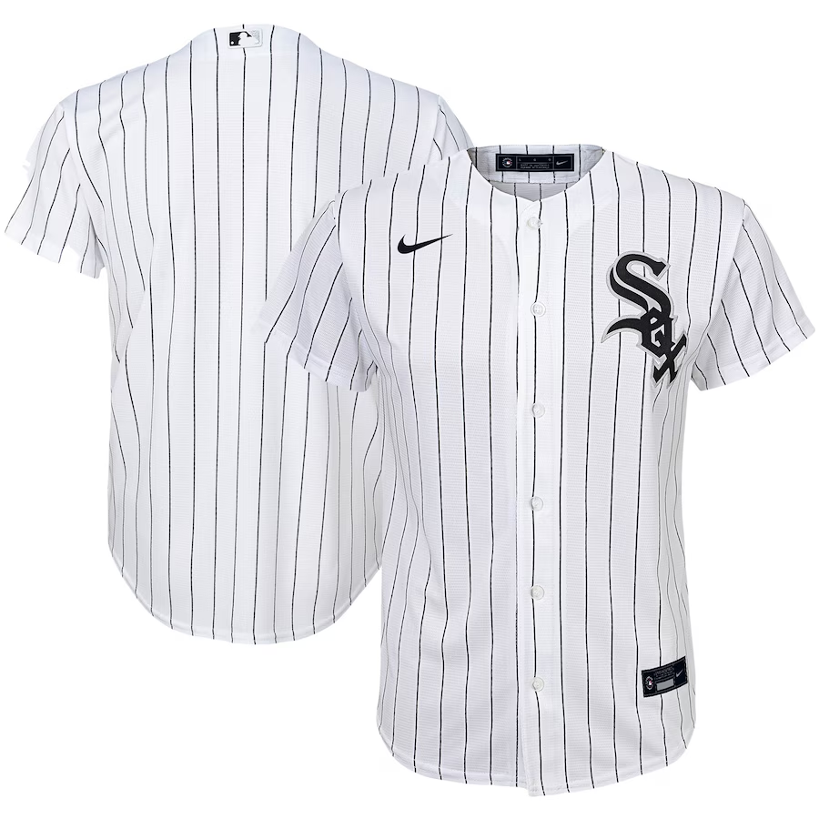 Chicago White Sox Youth #Blank Nike Home Replica Team Jersey- White