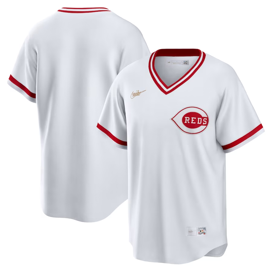 Cincinnati Reds #Blank Nike Home Cooperstown Collection Team Jersey- White