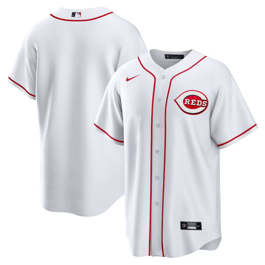 Cincinnati Reds #Blank Nike Home Replica Team Jersey- White