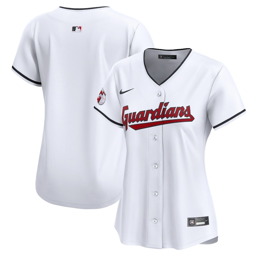 Cleveland Guardians Womens #Blank Nike Home Limited Jersey- White