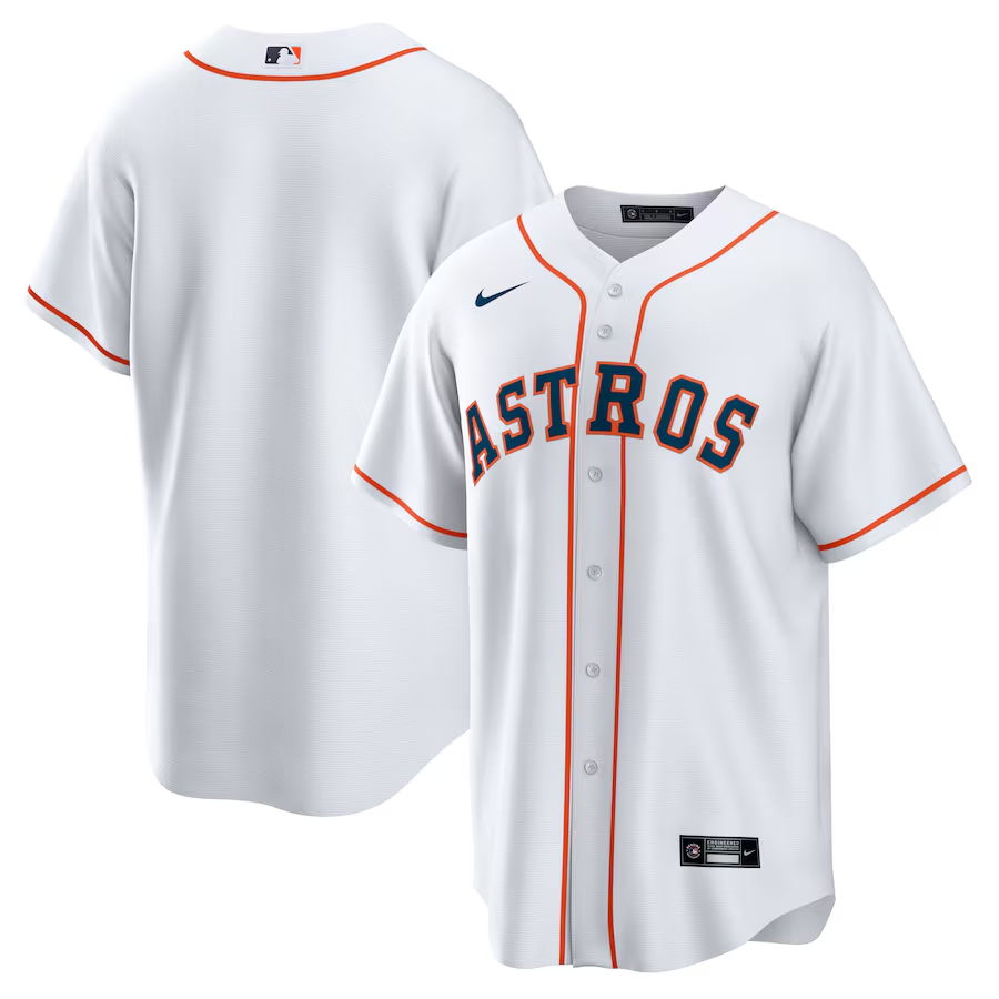 Houston Astros #Blank Nike Home Replica Team Jersey- White