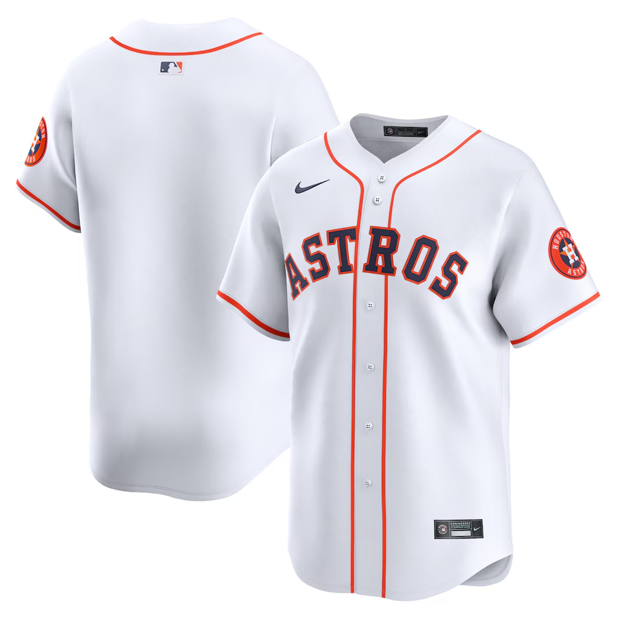 Houston Astros #Blank Yainer Diaz Nike Home Limited Player Jersey- White