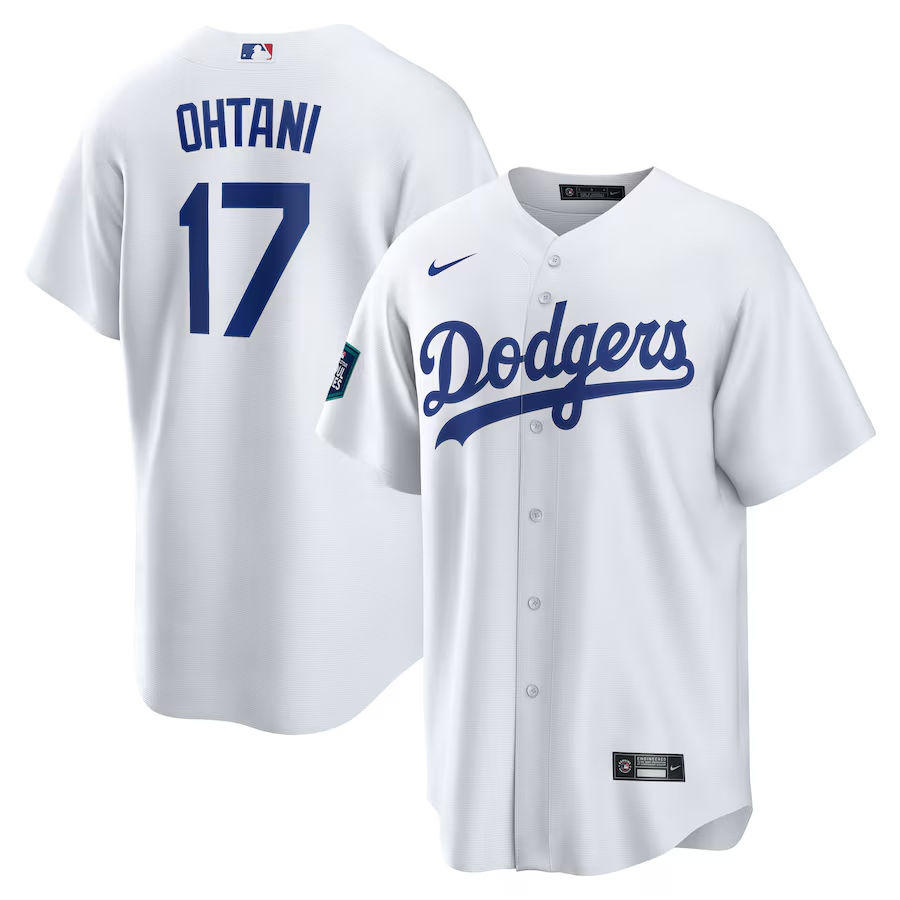 Los Angeles Dodgers #17 Shohei Ohtani Nike 2024 MLB World Tour Seoul Series Home Replica Player Jersey - White