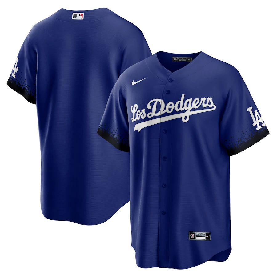 Los Angeles Dodgers #Blank Nike City Connect Replica Jersey - Royal