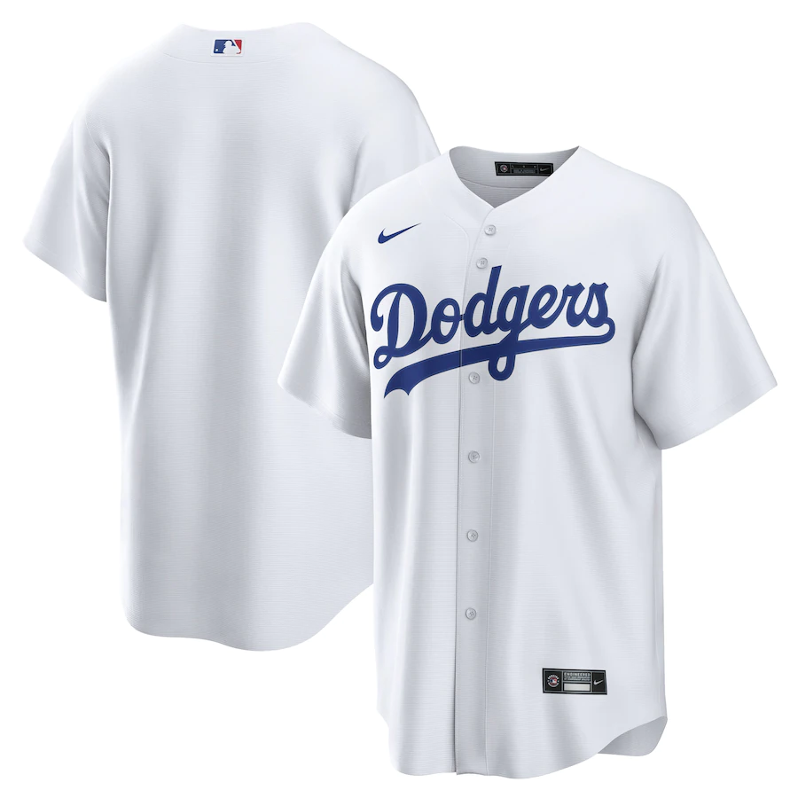 Los Angeles Dodgers #Blank Nike Home Replica Jersey - White