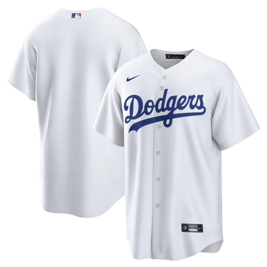 Los Angeles Dodgers #Blank Nike Home Replica Team Jersey - White