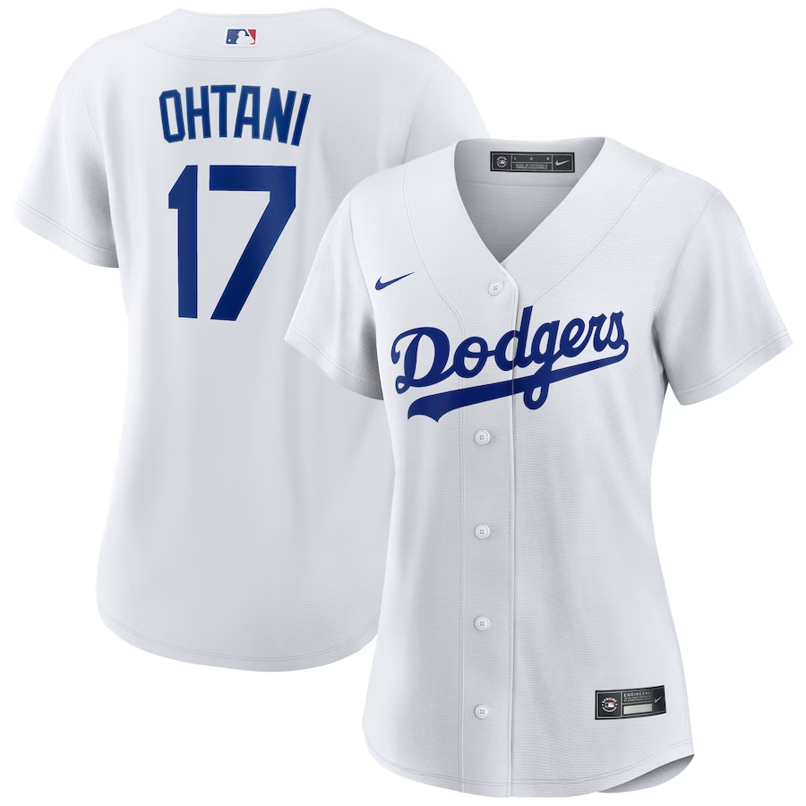 Los Angeles Dodgers Womens #17 Shohei Ohtani Nike Home Replica Player Jersey - White