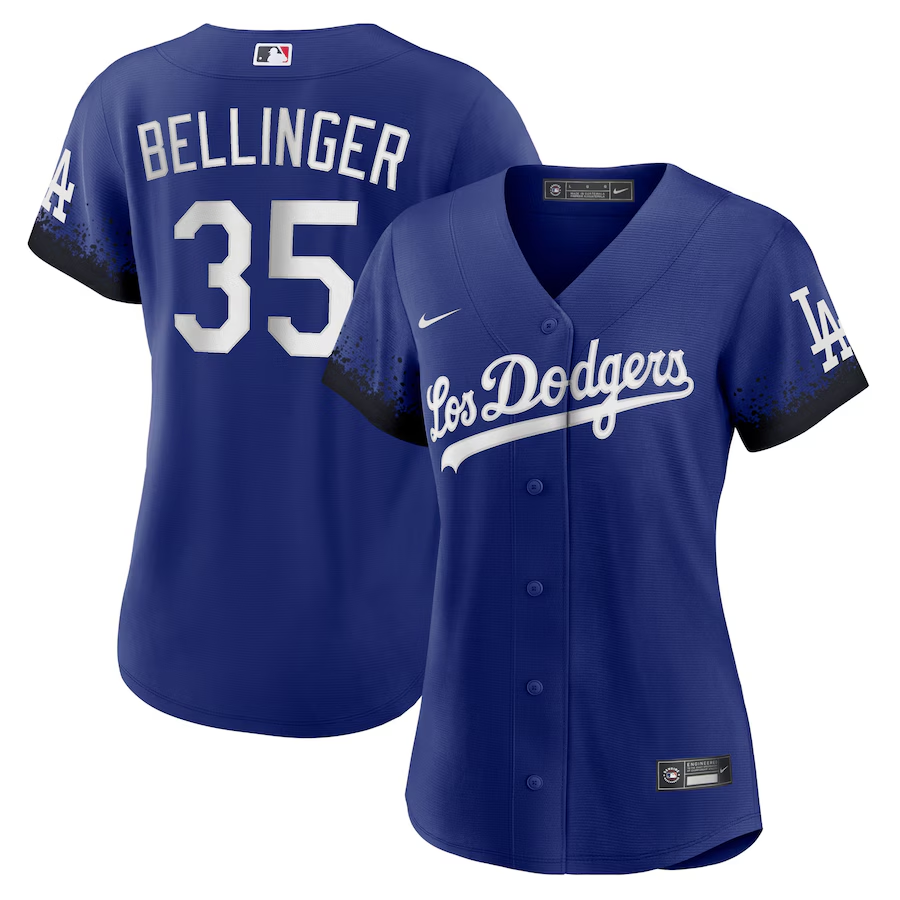 Los Angeles Dodgers Womens #35 Cody Bellinger Nike City Connect Replica Player Jersey - Royal