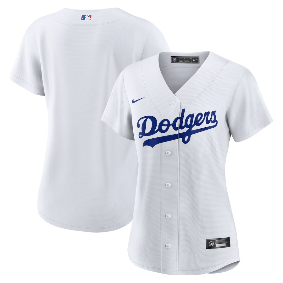 Los Angeles Dodgers Womens #Blank Nike Home Replica Jersey - White