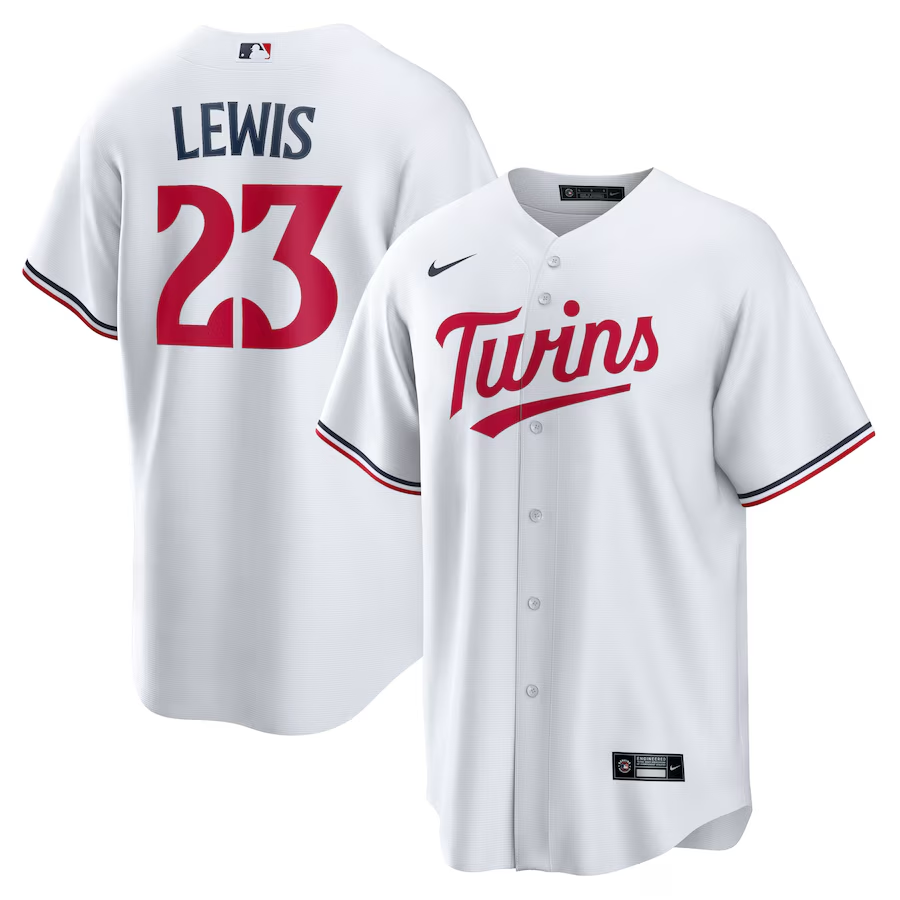 Minnesota Twins #23 Royce Lewis Nike Replica Player Jersey - White