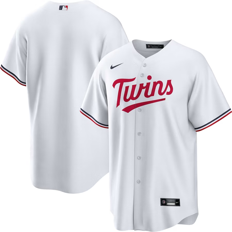 Minnesota Twins #Blank Nike Home Replica Team Jersey - White