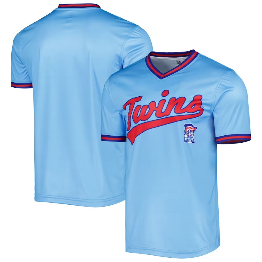 Minnesota Twins #Blank Stitches Cooperstown Collection Team Jersey - Light Blue