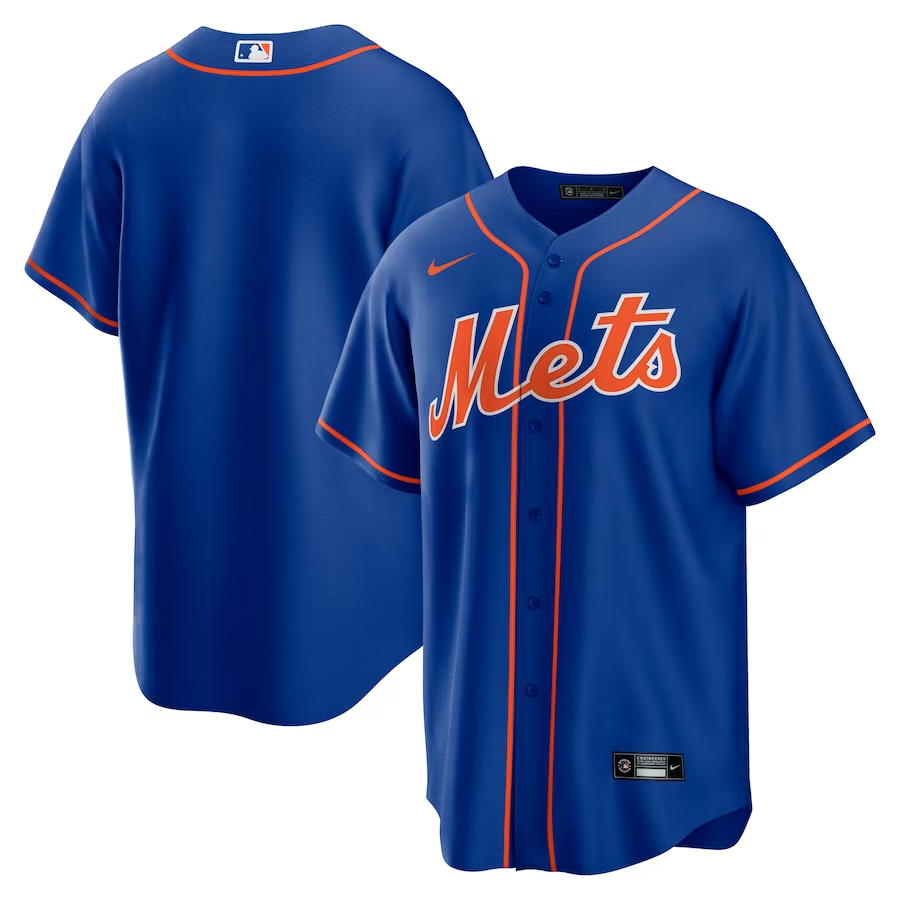 New York Mets #Blank Nike Alternate Replica Team Jersey - Royal
