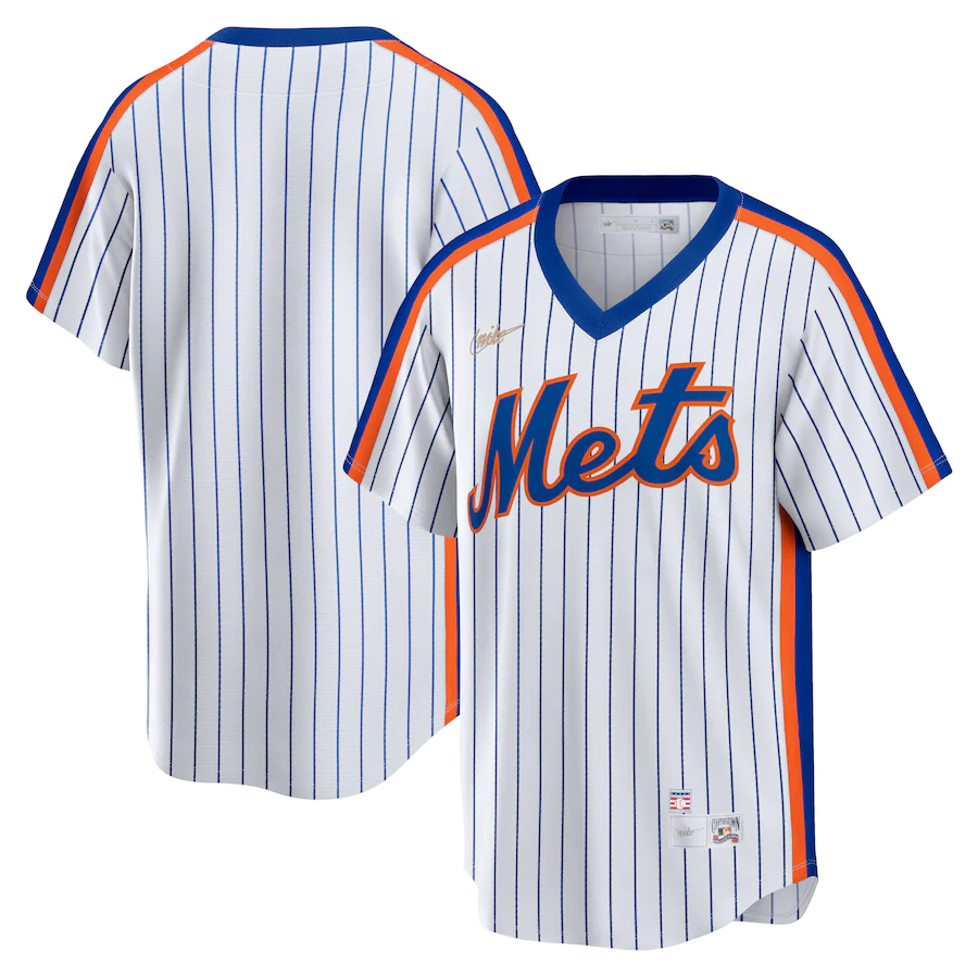 New York Mets #Blank Nike Home Cooperstown Collection Team Jersey - White
